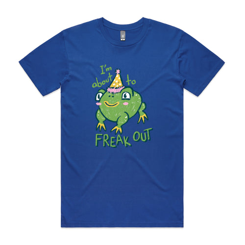 Freak Out Tee by Lonely Kids Club. All clothing from our T-shirts to our shorts and hoodies are ethically made, and printed packed and shipped from Sydney.