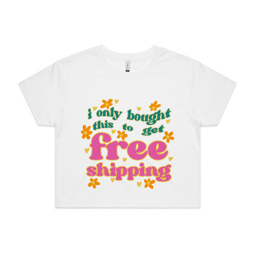 Free Shipping Tee by Lonely Kids Club. All clothing from our T-shirts to our shorts and hoodies are ethically made, and printed packed and shipped from Sydney.