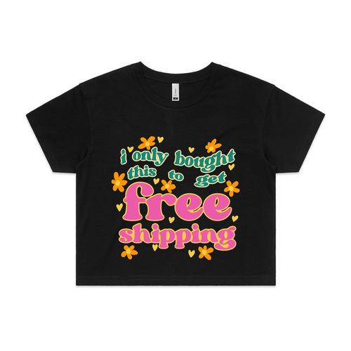 Free Shipping Tee by Lonely Kids Club. All clothing from our T-shirts to our shorts and hoodies are ethically made, and printed packed and shipped from Sydney.
