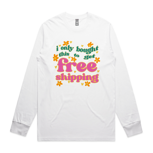Free Shipping Tee by Lonely Kids Club. All clothing from our T-shirts to our shorts and hoodies are ethically made, and printed packed and shipped from Sydney.