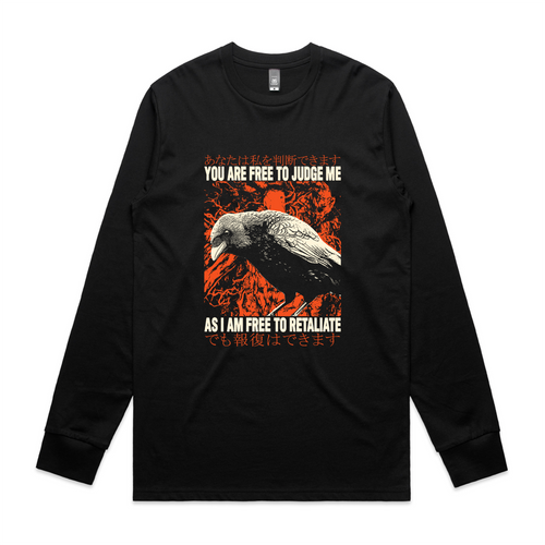 Free To Retaliate Tee by Lonely Kids Club. All clothing from our T-shirts to our shorts and hoodies are ethically made, and printed packed and shipped from Sydney.