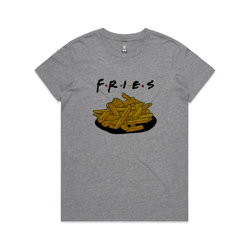 F.R.I.E.S. Tee by Lonely Kids Club. All clothing from our T-shirts to our shorts and hoodies are ethically made, and printed packed and shipped from Sydney.