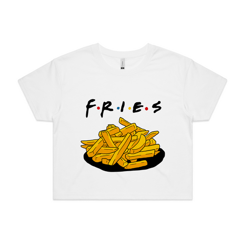 F.R.I.E.S. Tee by Lonely Kids Club. All clothing from our T-shirts to our shorts and hoodies are ethically made, and printed packed and shipped from Sydney.