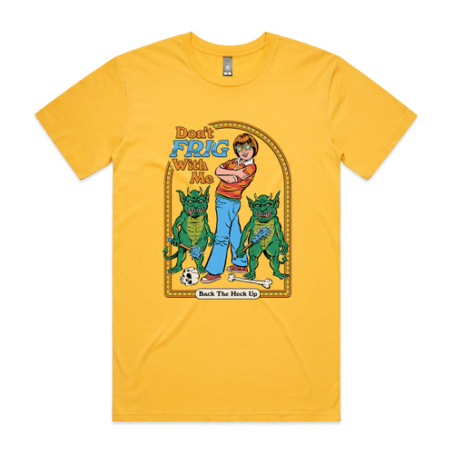 Don't Frig With Me Tee by Lonely Kids Club. All clothing from our T-shirts to our shorts and hoodies are ethically made, and printed packed and shipped from Sydney.