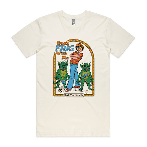 Don't Frig With Me Tee by Lonely Kids Club. All clothing from our T-shirts to our shorts and hoodies are ethically made, and printed packed and shipped from Sydney.