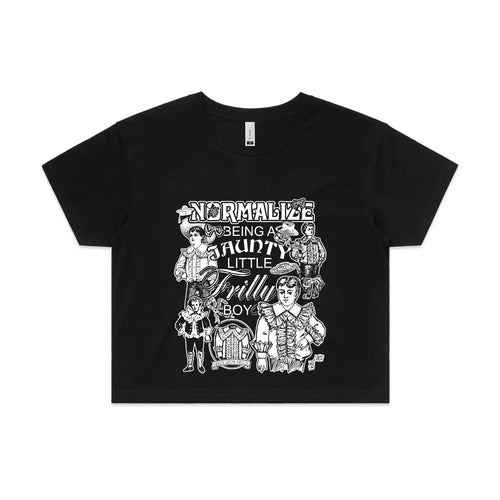 Frilly Boy Tee by Lonely Kids Club. All clothing from our T-shirts to our shorts and hoodies are ethically made, and printed packed and shipped from Sydney.