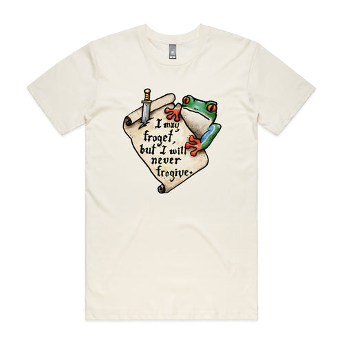 Froget & Frogive Tee by Lonely Kids Club. All clothing from our T-shirts to our shorts and hoodies are ethically made, and printed packed and shipped from Sydney.