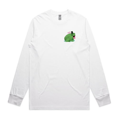 No Frog Tee by Lonely Kids Club. All clothing from our T-shirts to our shorts and hoodies are ethically made, and printed packed and shipped from Sydney.
