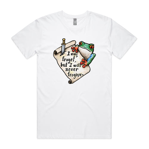 Froget & Frogive Tee by Lonely Kids Club. All clothing from our T-shirts to our shorts and hoodies are ethically made, and printed packed and shipped from Sydney.