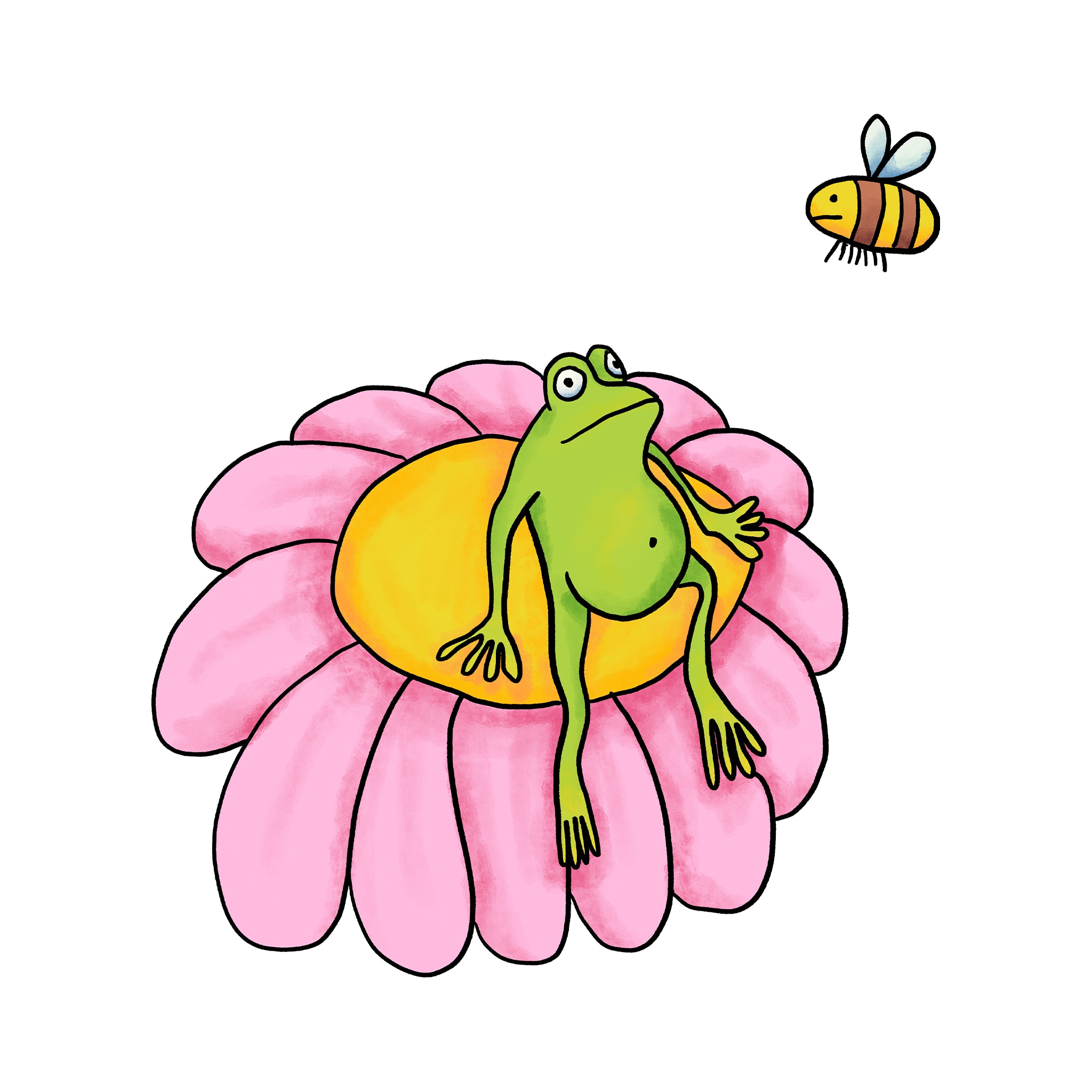 Contemplative Frog Tee