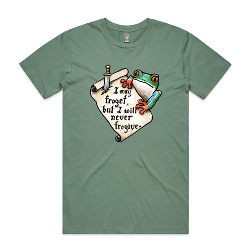 Froget & Frogive Tee by Lonely Kids Club. All clothing from our T-shirts to our shorts and hoodies are ethically made, and printed packed and shipped from Sydney.