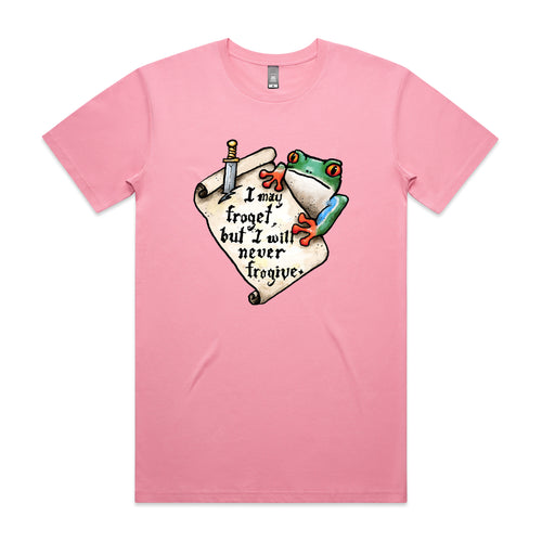 Froget & Frogive Tee by Lonely Kids Club. All clothing from our T-shirts to our shorts and hoodies are ethically made, and printed packed and shipped from Sydney.