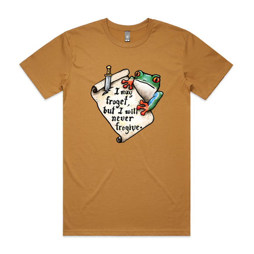 Froget & Frogive Tee by Lonely Kids Club. All clothing from our T-shirts to our shorts and hoodies are ethically made, and printed packed and shipped from Sydney.