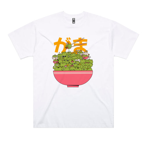 Frog Bowl Tee by Lonely Kids Club. All clothing from our T-shirts to our shorts and hoodies are ethically made, and printed packed and shipped from Sydney.