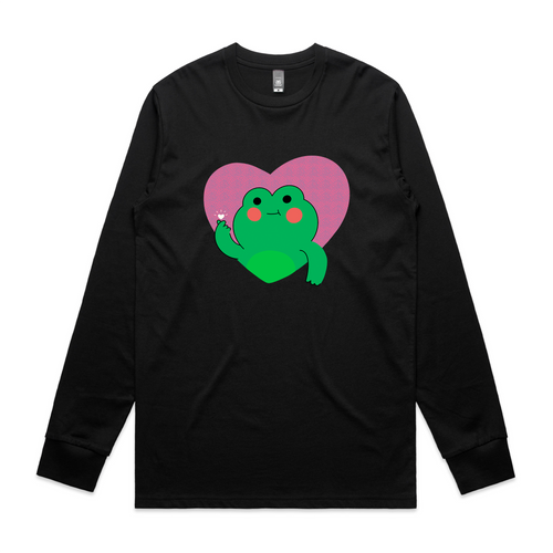 Frog Heart Tee by Lonely Kids Club. All clothing from our T-shirts to our shorts and hoodies are ethically made, and printed packed and shipped from Sydney.