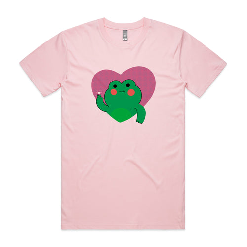 Frog Heart Tee by Lonely Kids Club. All clothing from our T-shirts to our shorts and hoodies are ethically made, and printed packed and shipped from Sydney.