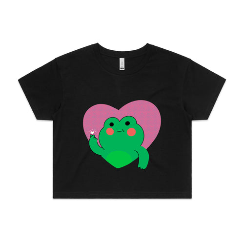 Frog Heart Tee by Lonely Kids Club. All clothing from our T-shirts to our shorts and hoodies are ethically made, and printed packed and shipped from Sydney.