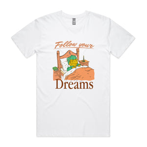 Froggie Dreams Tee by Lonely Kids Club. All clothing from our T-shirts to our shorts and hoodies are ethically made, and printed packed and shipped from Sydney.