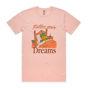 Froggie Dreams Tee by Lonely Kids Club. All clothing from our T-shirts to our shorts and hoodies are ethically made, and printed packed and shipped from Sydney.