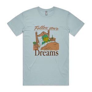 Froggie Dreams Tee by Lonely Kids Club. All clothing from our T-shirts to our shorts and hoodies are ethically made, and printed packed and shipped from Sydney.