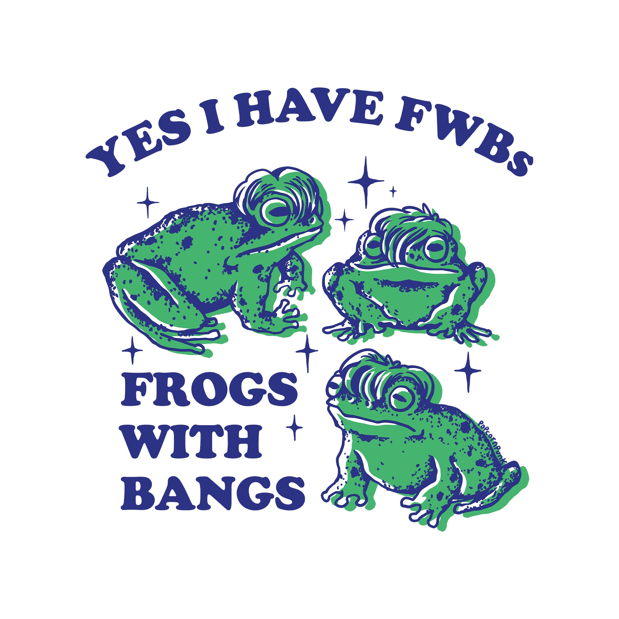 Frogs With Bangs Tee