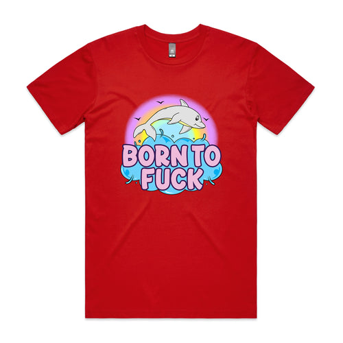 Born To Fuck Tee by Lonely Kids Club. All clothing from our T-shirts to our shorts and hoodies are ethically made, and printed packed and shipped from Sydney.