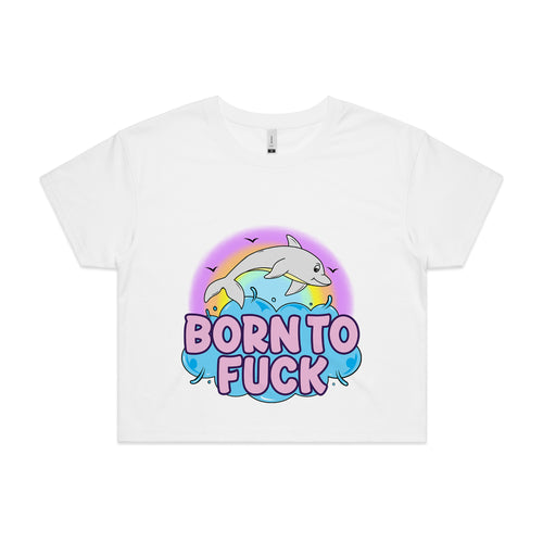 Born To Fuck Tee by Lonely Kids Club. All clothing from our T-shirts to our shorts and hoodies are ethically made, and printed packed and shipped from Sydney.