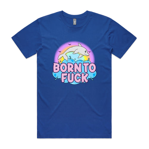 Born To Fuck Tee by Lonely Kids Club. All clothing from our T-shirts to our shorts and hoodies are ethically made, and printed packed and shipped from Sydney.