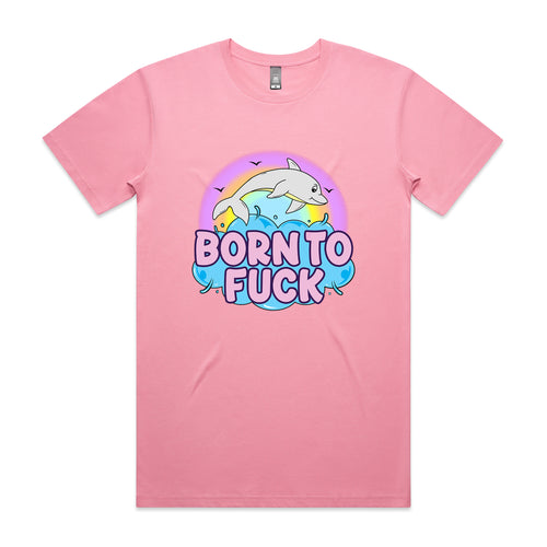Born To Fuck Tee by Lonely Kids Club. All clothing from our T-shirts to our shorts and hoodies are ethically made, and printed packed and shipped from Sydney.