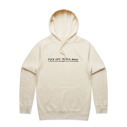 Fuck Off Hoodie by Lonely Kids Club. All clothing from our T-shirts to our shorts and hoodies are ethically made, and printed packed and shipped from Sydney.