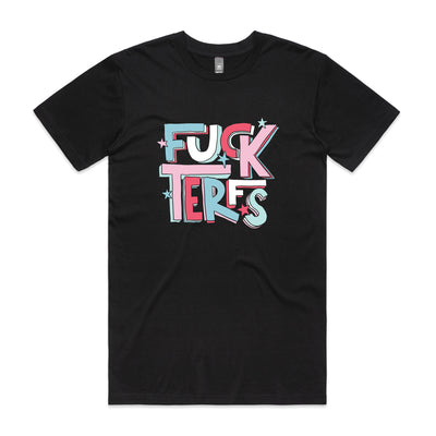 Fuck TERFs Tee by Lonely Kids Club. All clothing from our T-shirts to our shorts and hoodies are ethically made, and printed packed and shipped from Sydney.