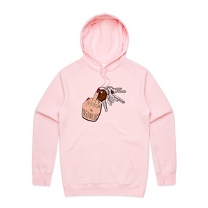 Fuck The Patriarchy Hoodie by Lonely Kids Club. All clothing from our T-shirts to our shorts and hoodies are ethically made, and printed packed and shipped from Sydney.