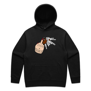 Fuck The Patriarchy Hoodie by Lonely Kids Club. All clothing from our T-shirts to our shorts and hoodies are ethically made, and printed packed and shipped from Sydney.