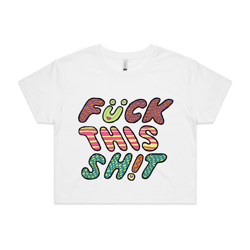 Fuck This Shit Tee by Lonely Kids Club. All clothing from our T-shirts to our shorts and hoodies are ethically made, and printed packed and shipped from Sydney.
