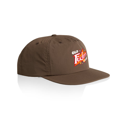 Old Fuckers Club Hat by Lonely Kids Club. All clothing from our T-shirts to our shorts and hoodies are ethically made, and printed packed and shipped from Sydney.