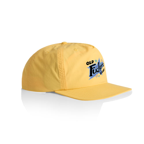 Old Fuckers Club Hat by Lonely Kids Club. All clothing from our T-shirts to our shorts and hoodies are ethically made, and printed packed and shipped from Sydney.
