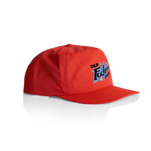 Old Fuckers Club Hat by Lonely Kids Club. All clothing from our T-shirts to our shorts and hoodies are ethically made, and printed packed and shipped from Sydney.