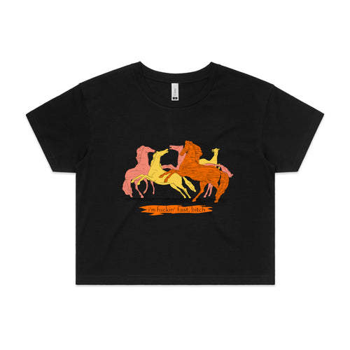 Fuckin' Fast Tee by Lonely Kids Club. All clothing from our T-shirts to our shorts and hoodies are ethically made, and printed packed and shipped from Sydney.