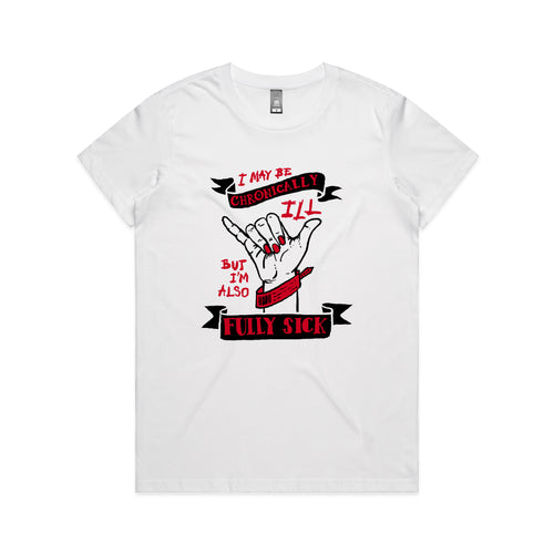 Fully Sick Tee by Lonely Kids Club. All clothing from our T-shirts to our shorts and hoodies are ethically made, and printed packed and shipped from Sydney.