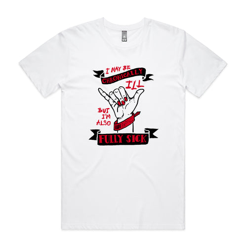 Fully Sick Tee by Lonely Kids Club. All clothing from our T-shirts to our shorts and hoodies are ethically made, and printed packed and shipped from Sydney.