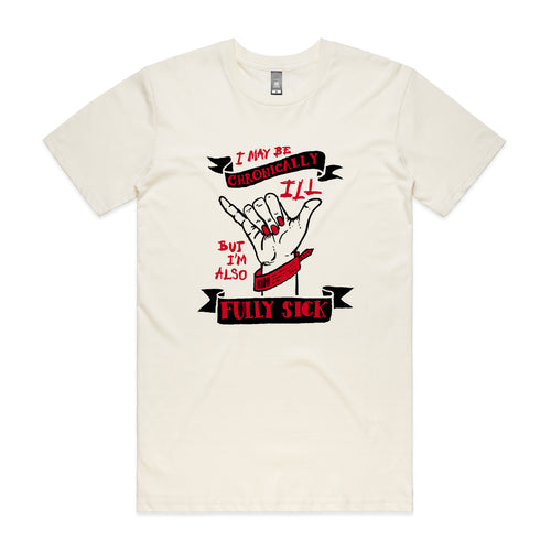 Fully Sick Tee by Lonely Kids Club. All clothing from our T-shirts to our shorts and hoodies are ethically made, and printed packed and shipped from Sydney.