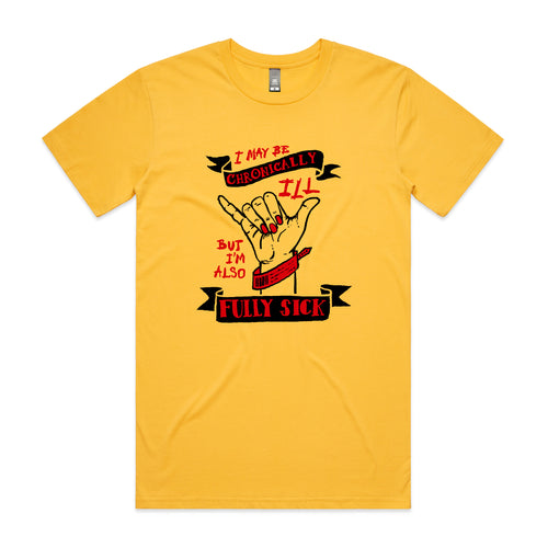 Fully Sick Tee by Lonely Kids Club. All clothing from our T-shirts to our shorts and hoodies are ethically made, and printed packed and shipped from Sydney.