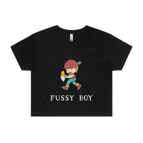 Fussy Boy Tee by Lonely Kids Club. All clothing from our T-shirts to our shorts and hoodies are ethically made, and printed packed and shipped from Sydney.