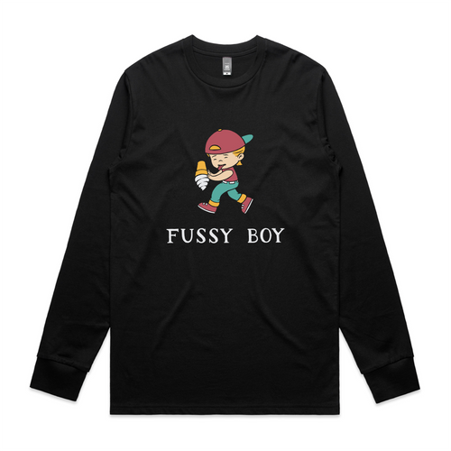 Fussy Boy Tee by Lonely Kids Club. All clothing from our T-shirts to our shorts and hoodies are ethically made, and printed packed and shipped from Sydney.