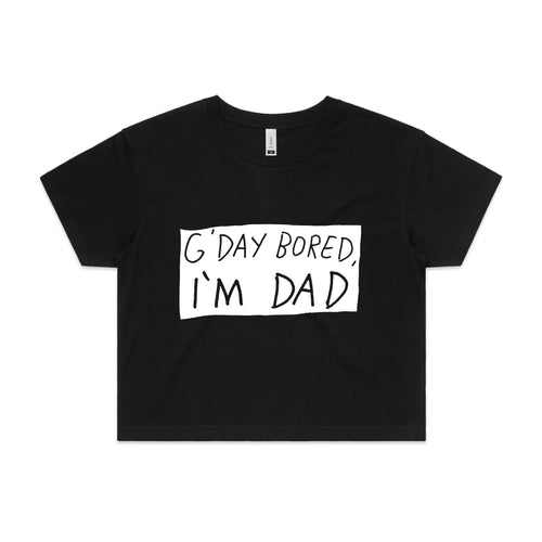 G'Day Bored Tee by Lonely Kids Club. All clothing from our T-shirts to our shorts and hoodies are ethically made, and printed packed and shipped from Sydney.