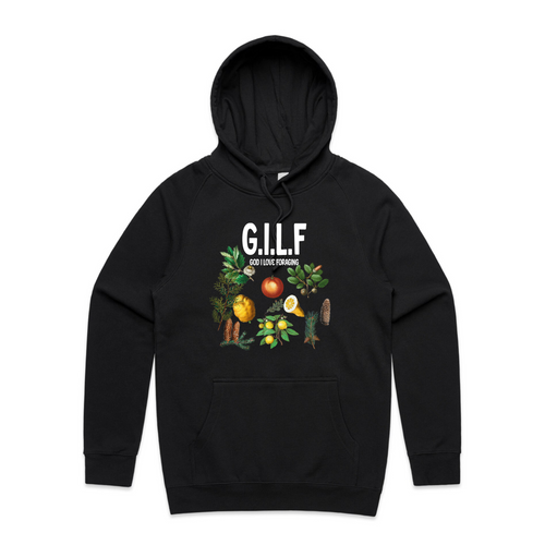 GILF Hoodie by Lonely Kids Club. All clothing from our T-shirts to our shorts and hoodies are ethically made, and printed packed and shipped from Sydney.