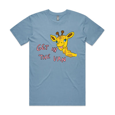 Get In The Van Tee by Lonely Kids Club. All clothing from our T-shirts to our shorts and hoodies are ethically made, and printed packed and shipped from Sydney.