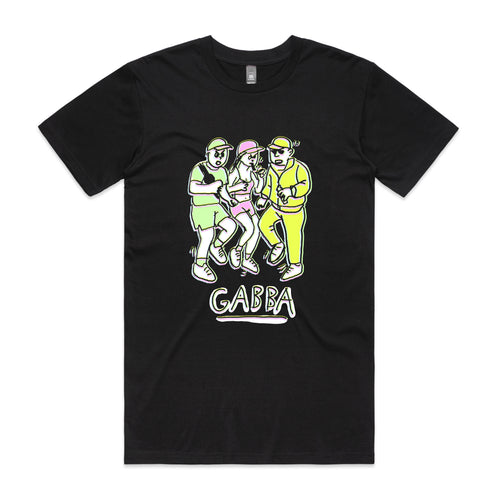 Gabba Tee by Lonely Kids Club. All clothing from our T-shirts to our shorts and hoodies are ethically made, and printed packed and shipped from Sydney.