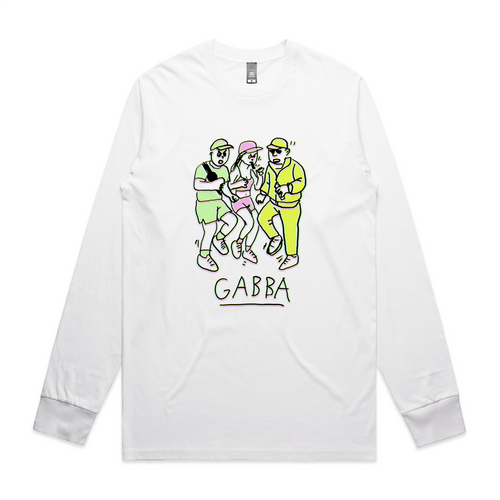 Gabba Tee by Lonely Kids Club. All clothing from our T-shirts to our shorts and hoodies are ethically made, and printed packed and shipped from Sydney.