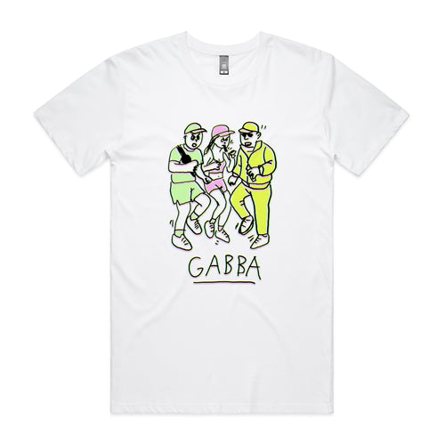 Gabba Tee by Lonely Kids Club. All clothing from our T-shirts to our shorts and hoodies are ethically made, and printed packed and shipped from Sydney.